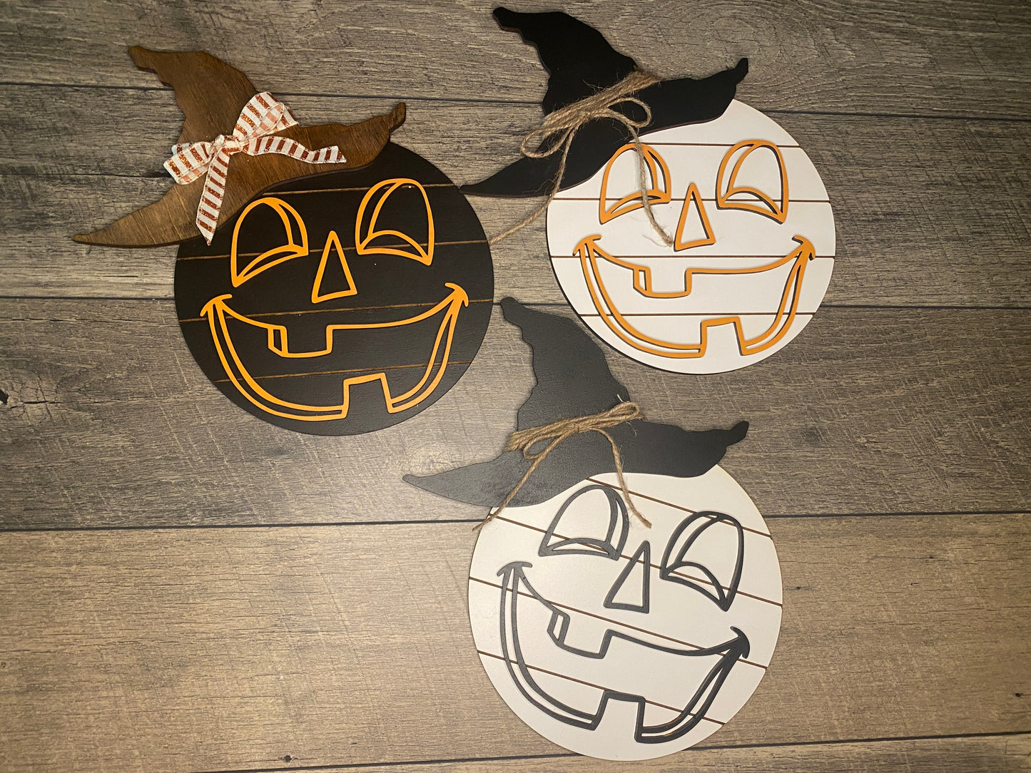 Jack O Lantern Round Signs