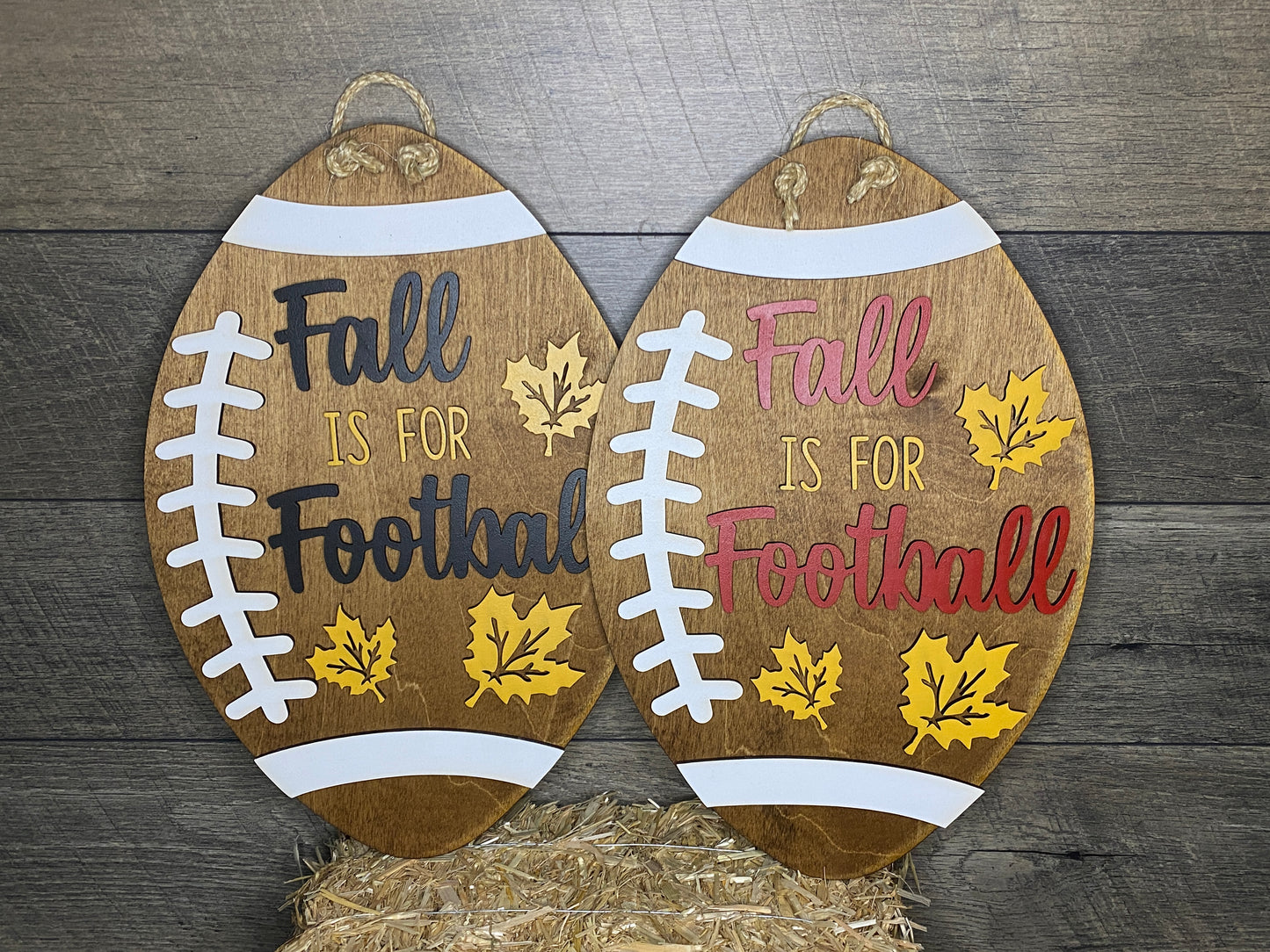 Fall is for Football Door Hanger