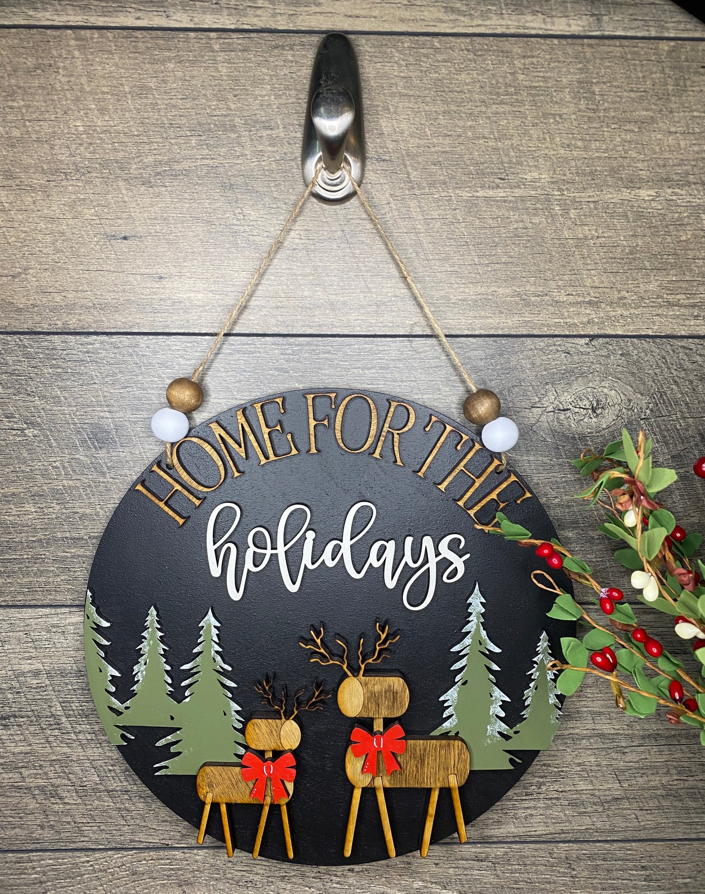 Home for the Holidays Sign