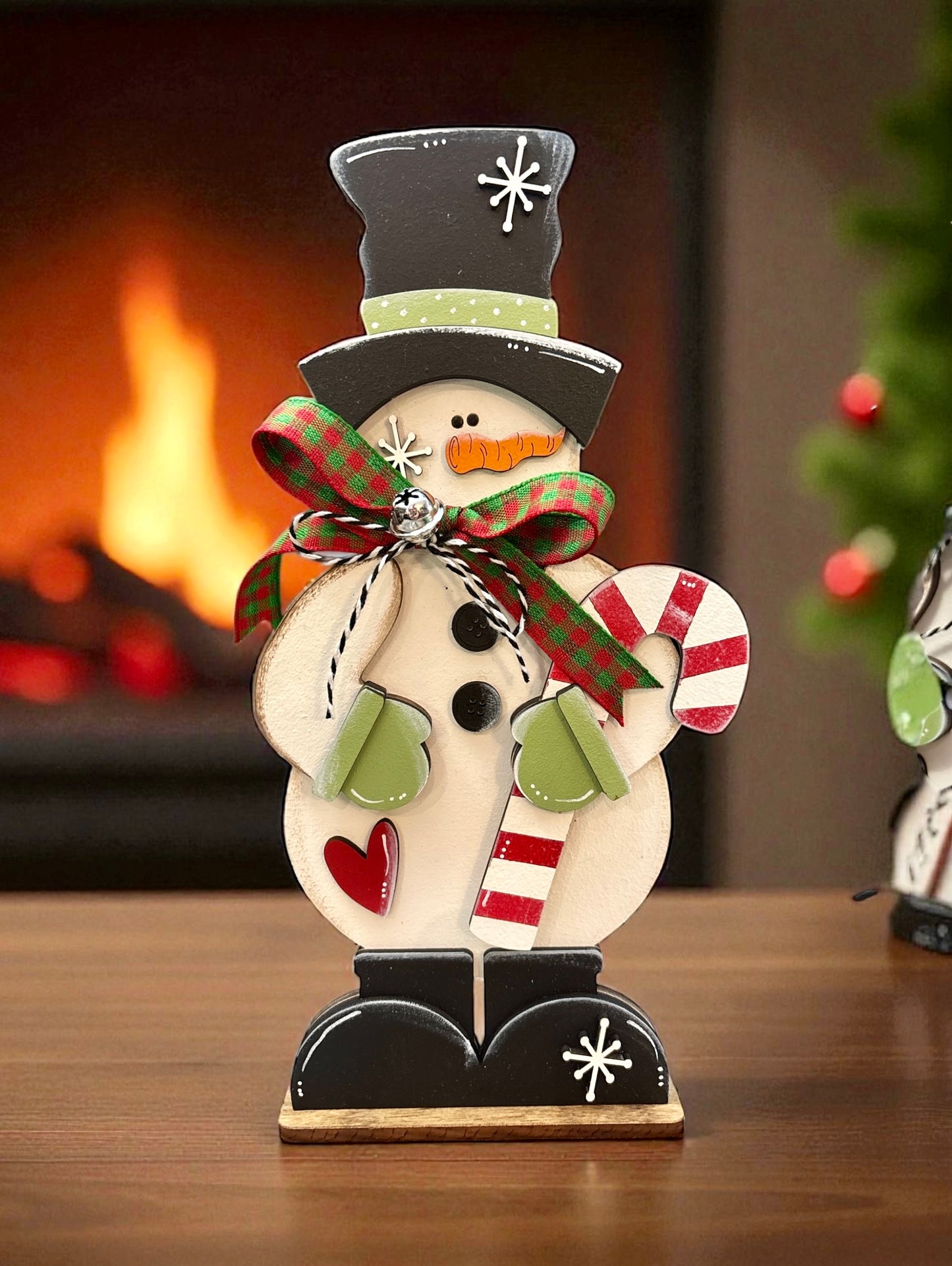 Candy Cane Snowman