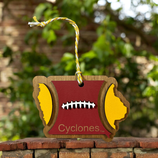 Iowa State University Cyclone Football Ornament