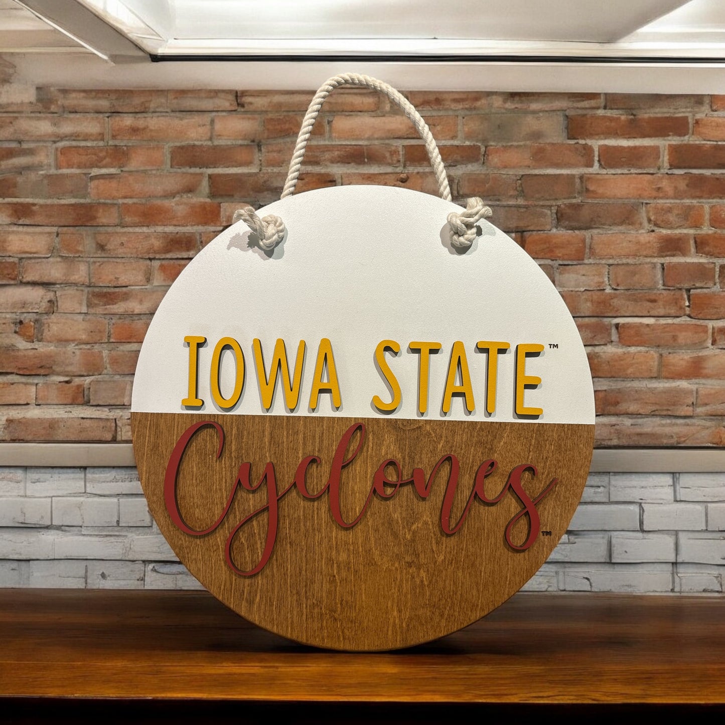 Iowa State Door Hanger