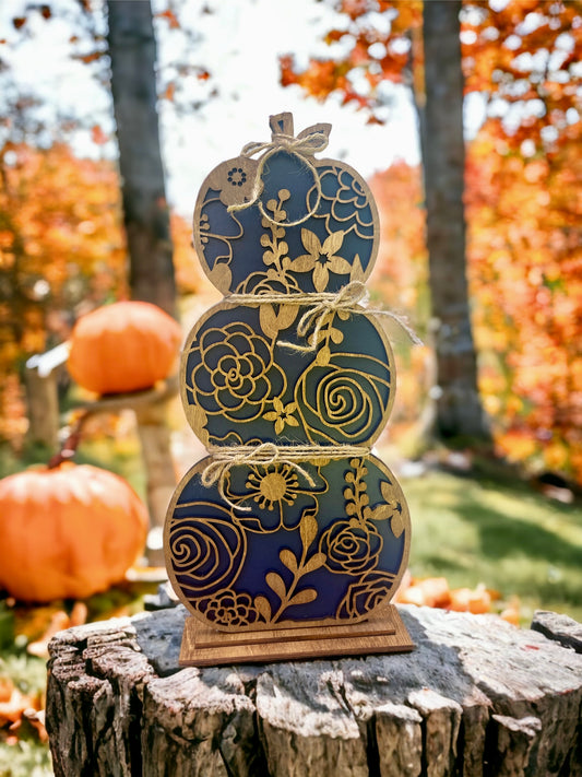 Pumpkins - Tall Trio Assorted
