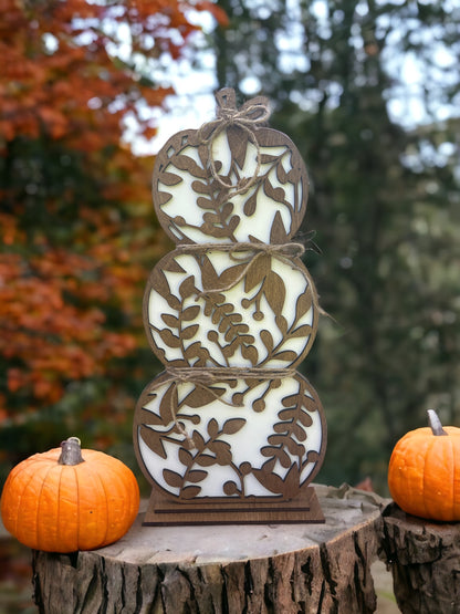 Pumpkins - Tall Trio Assorted