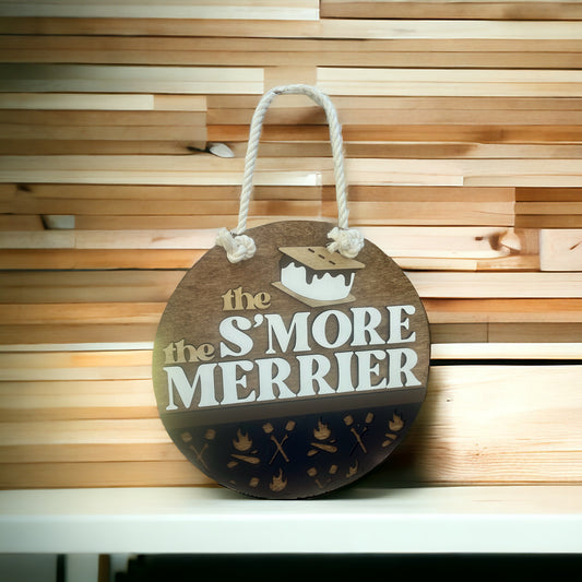 S'more the Merrier Door Hanger