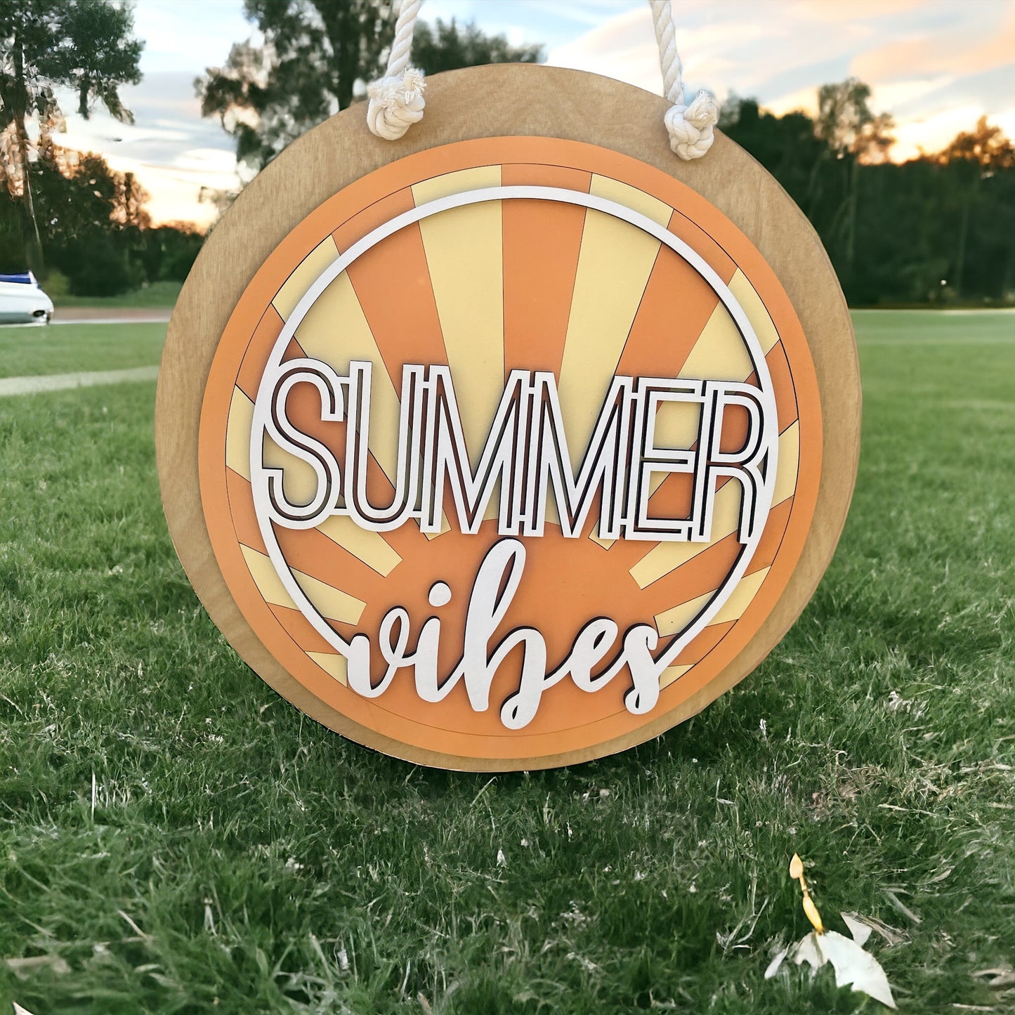 Summer Vibes Door Hanger