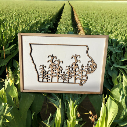 Iowa Corn Fields Sign