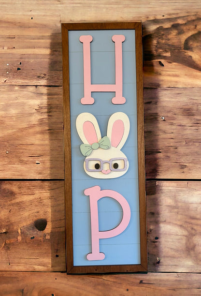 HOP Easter Vertical Sign