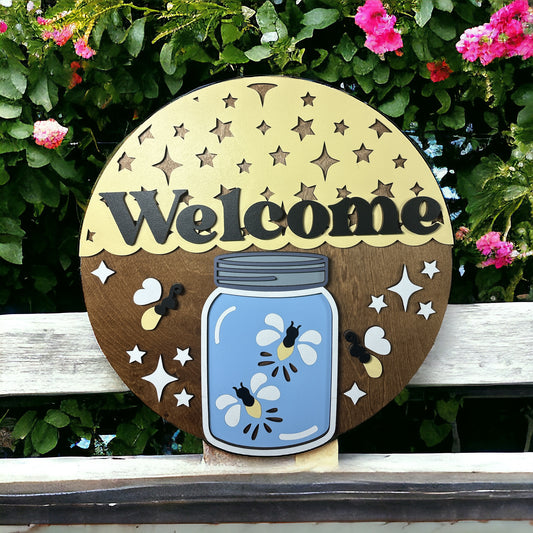 Welcome Firefly Door Hanger