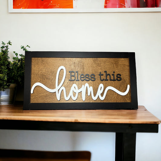 Bless this Home Sign