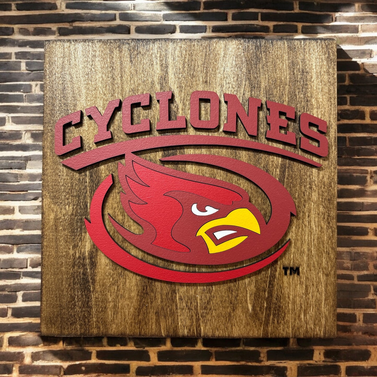 ISU Cy Cyclone  Square Sign