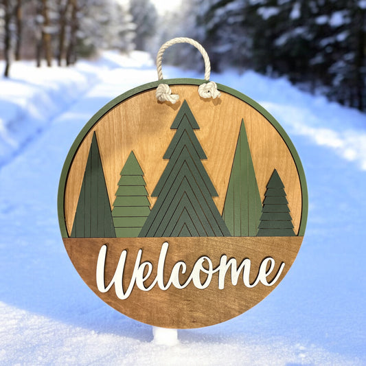 Welcome Tree Door Hanger