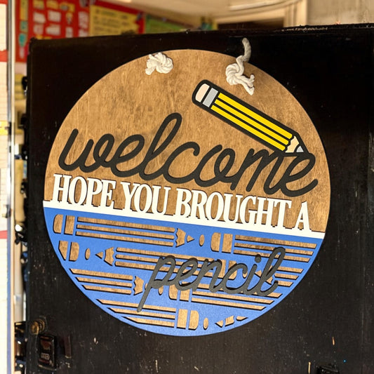 Teacher Welcome Door Hanger