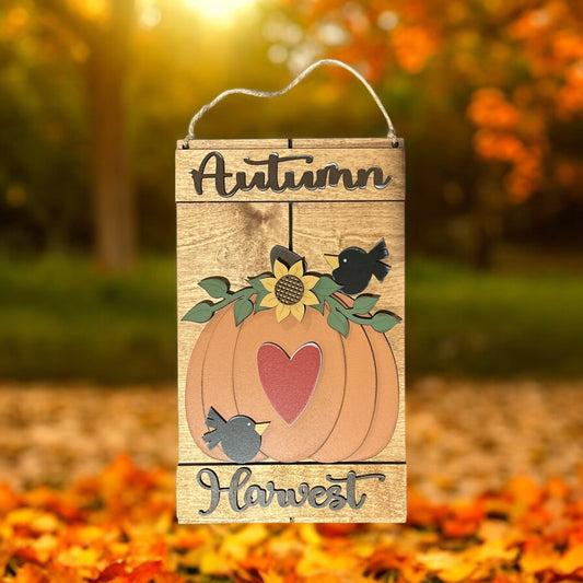 Autumn Harvest Pallet Sign