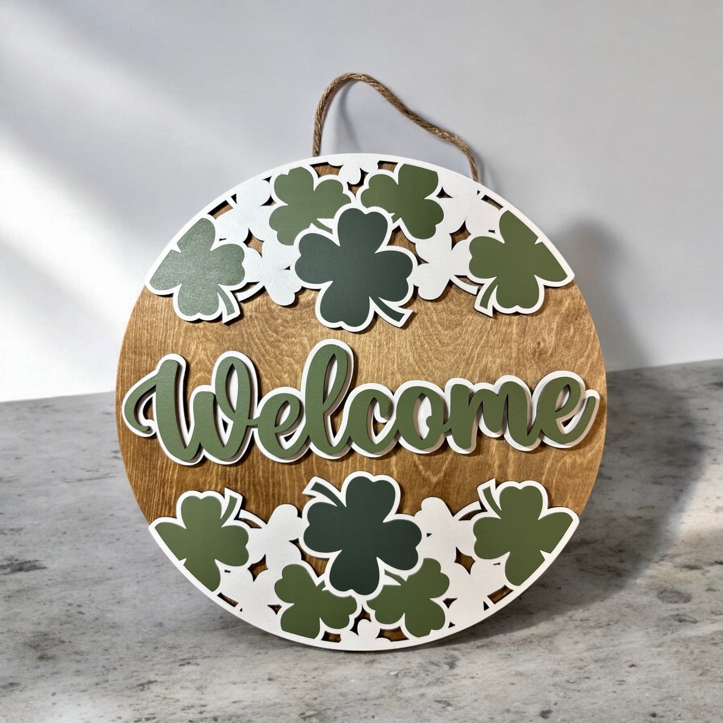 Welcome St. Patrick's Day Door Hanger