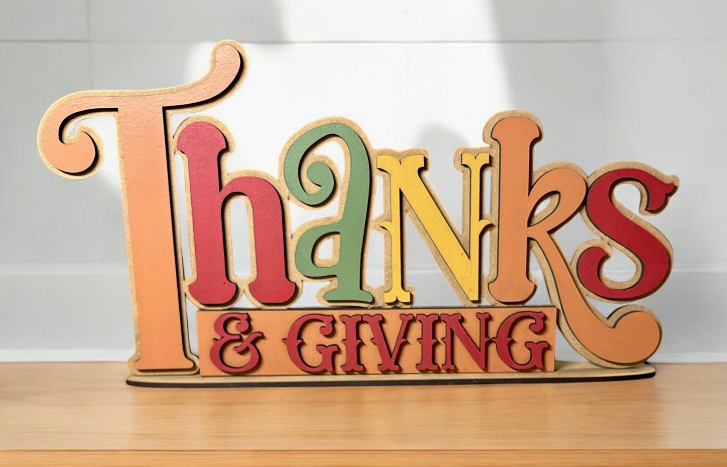 Thanks & Giving Shelf Sitter