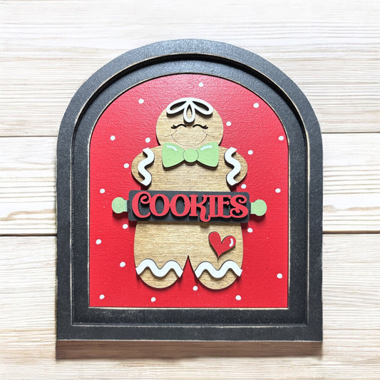 Christmas Cookie Small Arch Insert