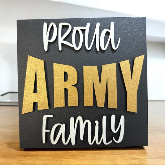 Army Family Square Insert