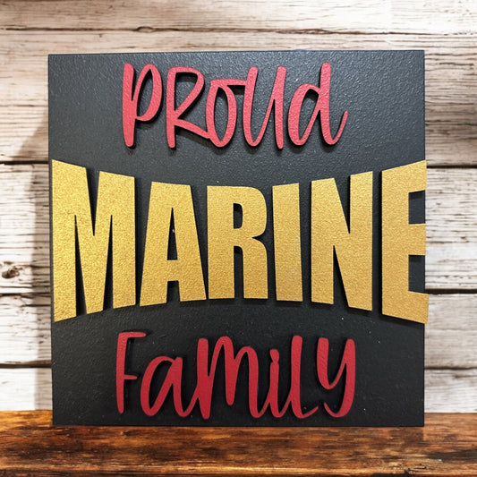 Marine Family Square Insert