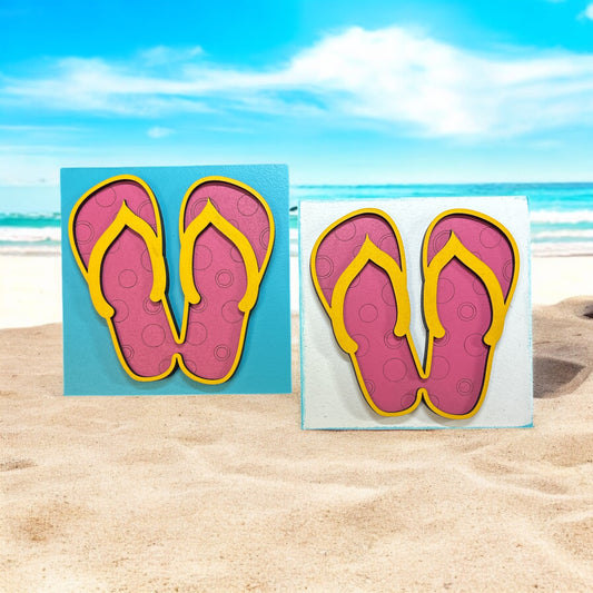 Flip Flops Square Insert