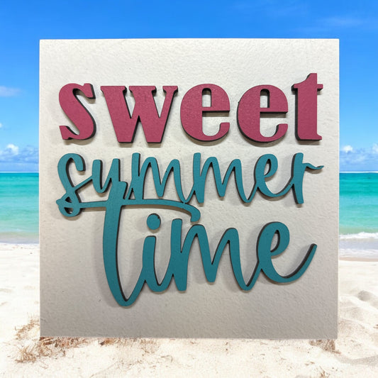 Sweet Summer Time Square Insert
