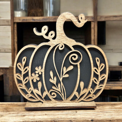 Floral #2 Individual Pumpkin