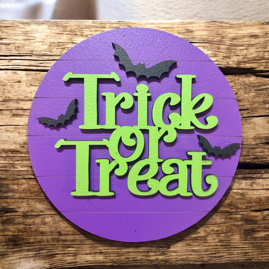 Trick or Treat Round Insert