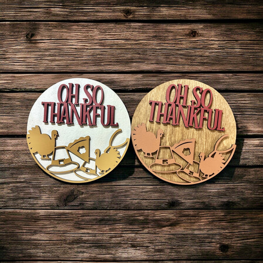 Oh So Thankful Round Insert