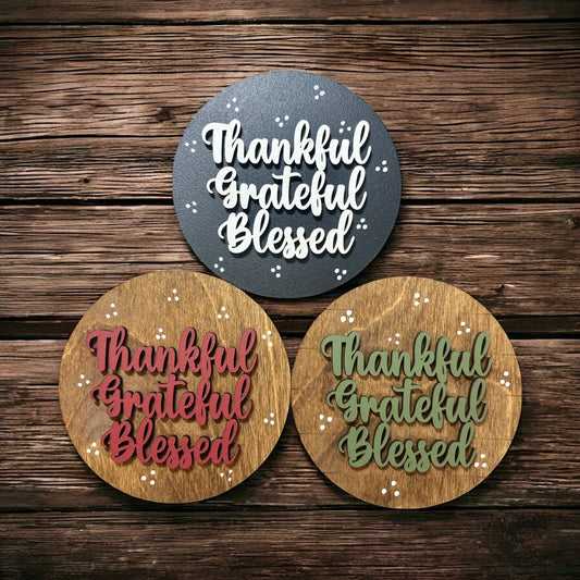 Thankful Round Insert