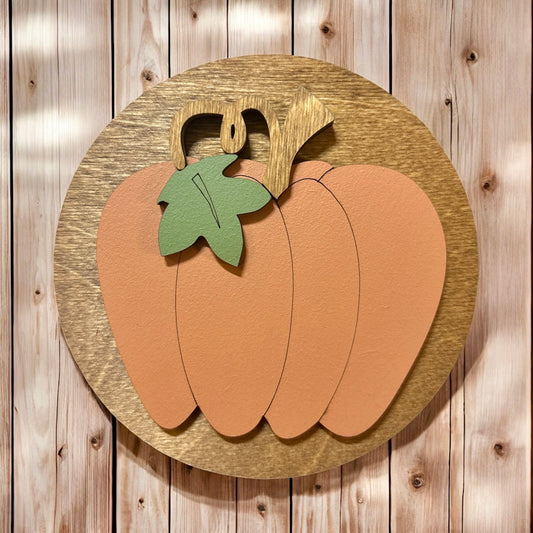 Simple Pumpkin Round Insert