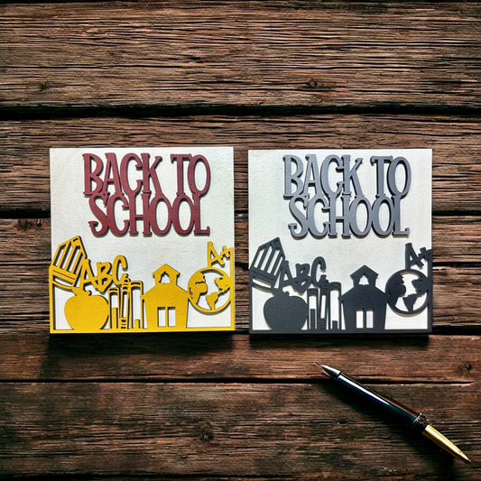 Back to School Square Insert