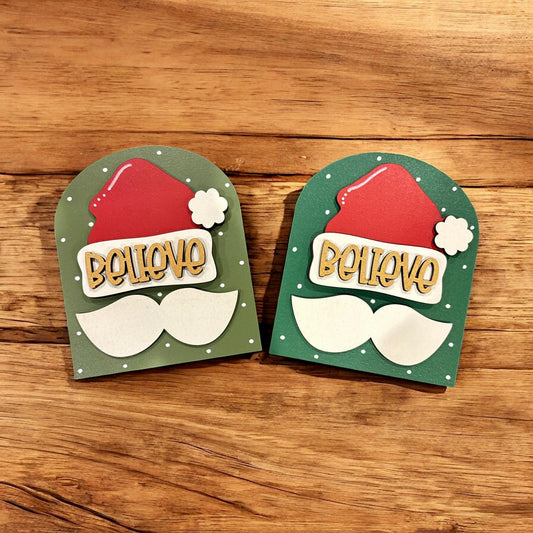 Believe Santa Small Arch Insert
