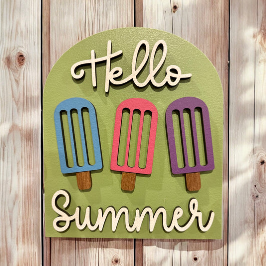 Hello Summer Small Arch Insert