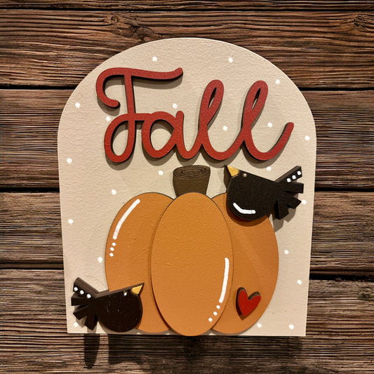 Fall Pumpkin Small Arch Insert