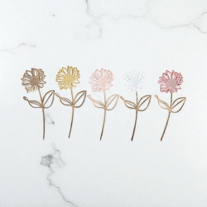 Fall Flower Cutouts