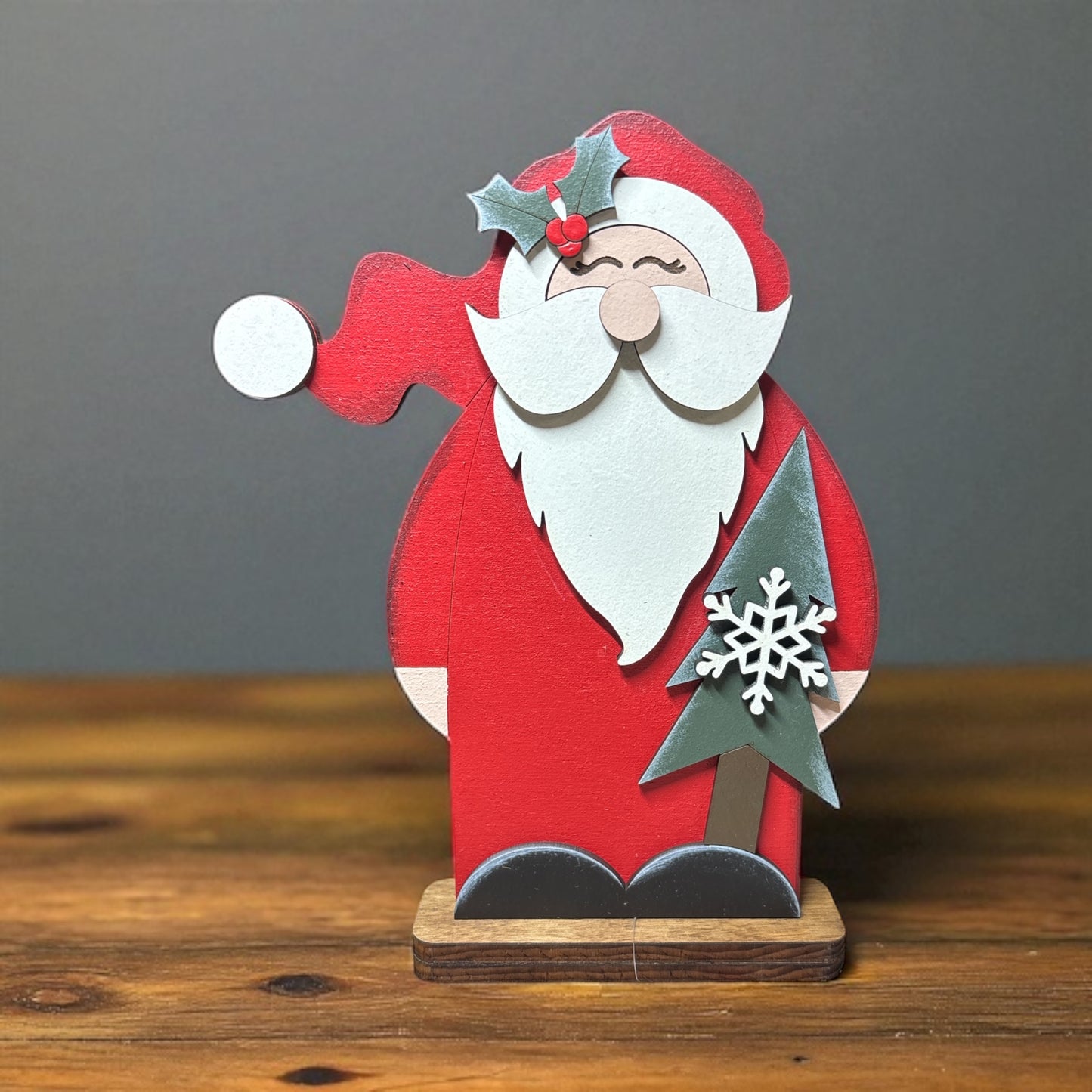 Santa with tree