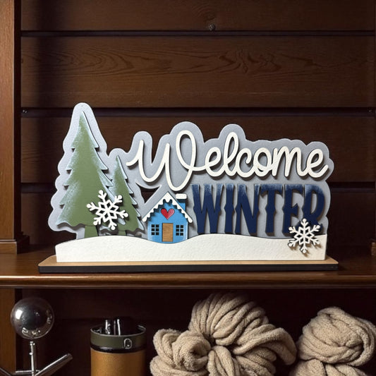 Winter Welcome Shelf Sitter