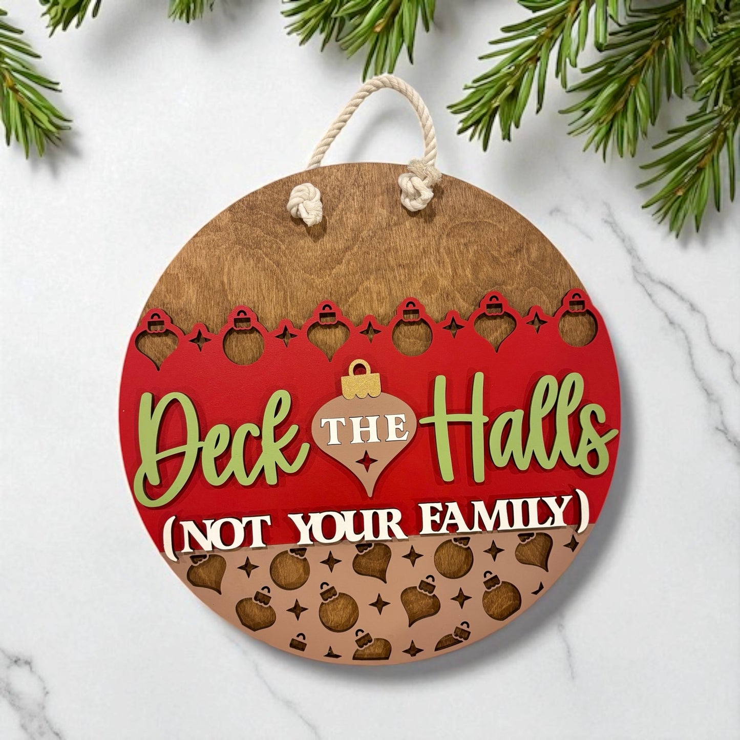 Deck the Halls Door Hanger