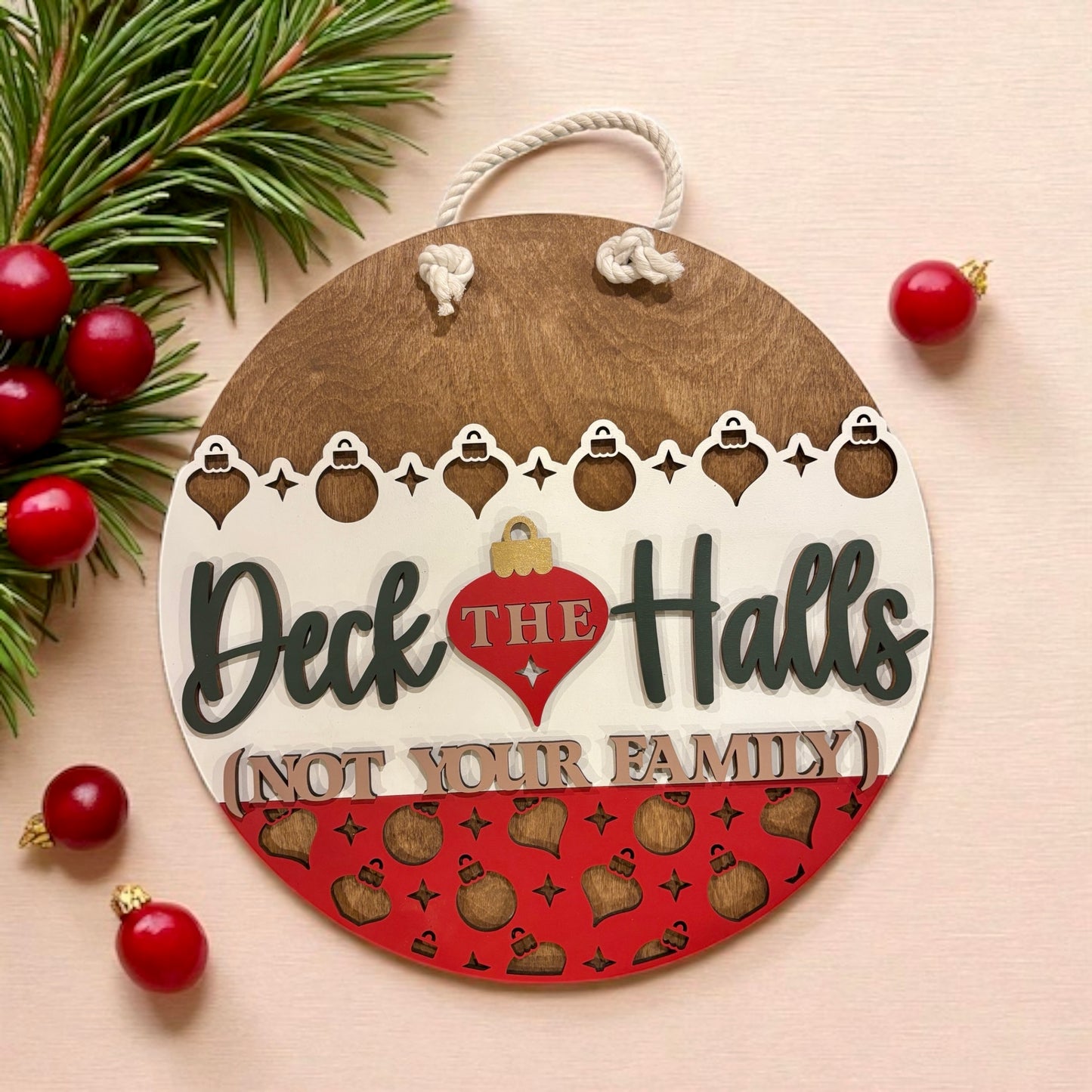 Deck the Halls Door Hanger