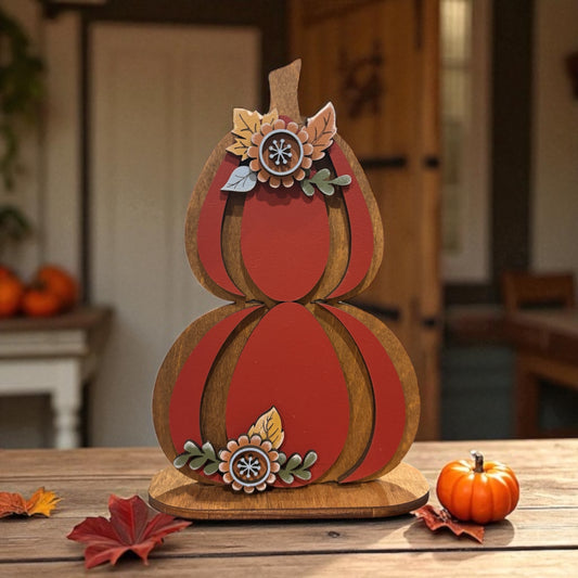 Simple Pumpkin with Florals