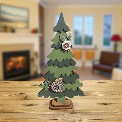 Floral Christmas Tree