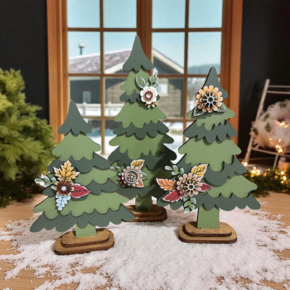 Floral Christmas Tree