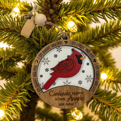 Cardinal Memorial Christmas Ornament