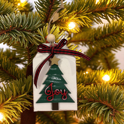 Gift Tag Christmas Ornaments