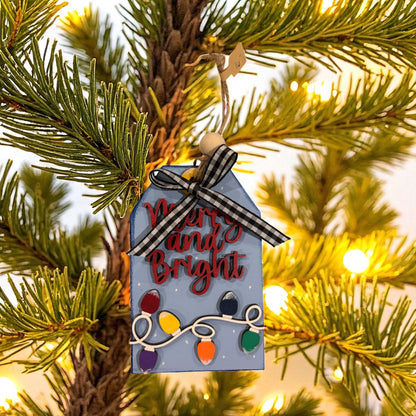 Gift Tag Christmas Ornaments