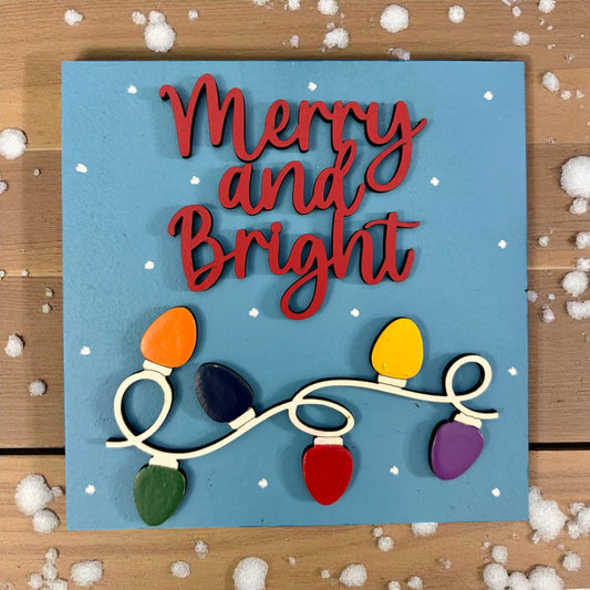 Merry & Bright Square Insert
