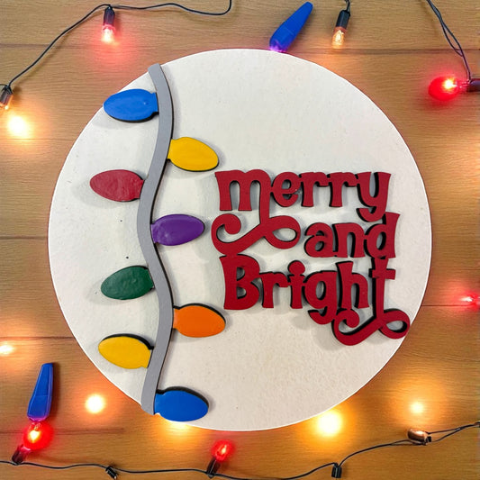 Merry & Bright Round Insert