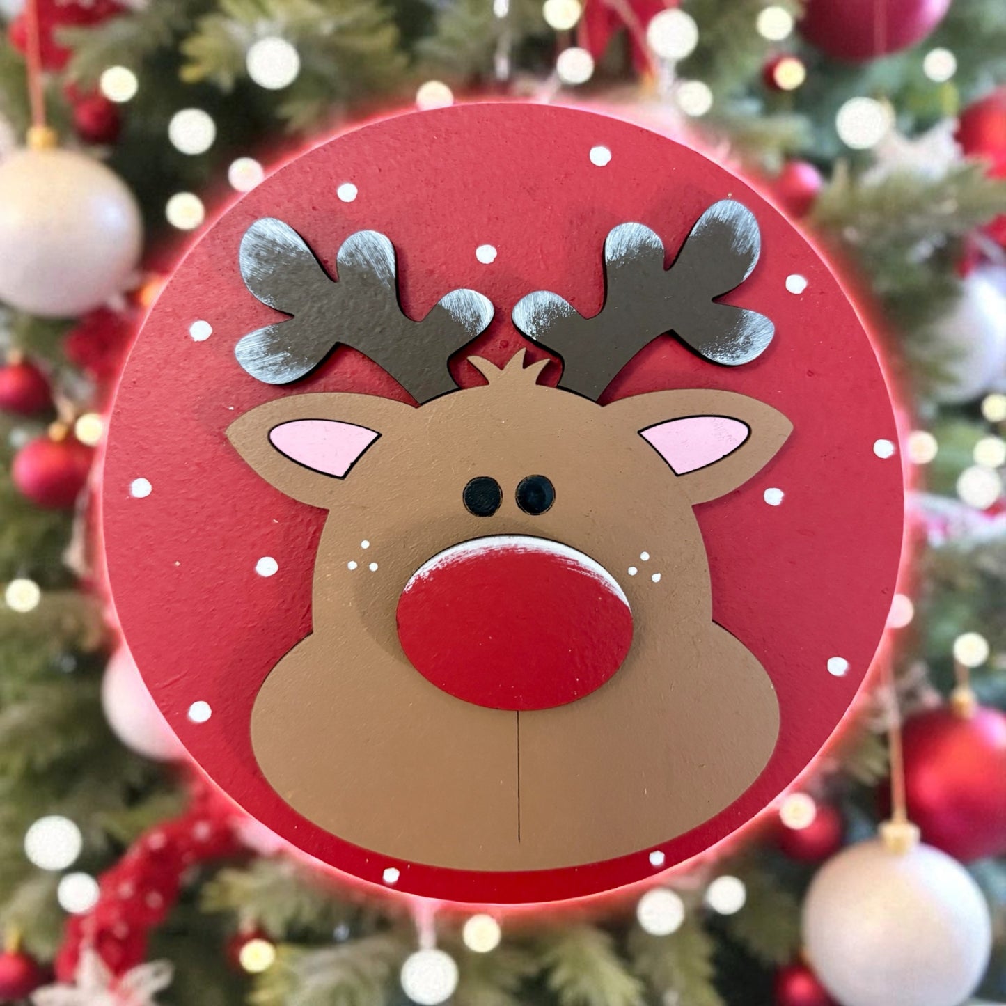 Reindeer Round Insert