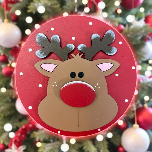 Reindeer Round Insert