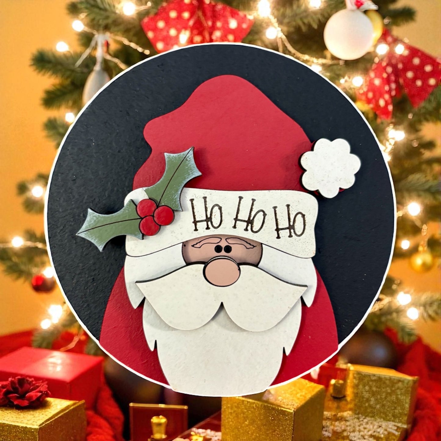 Santa Round Insert